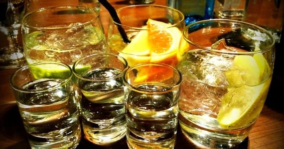 A night at the Sheraton Grand Hotel and Spa in Edinburgh gin and tonics