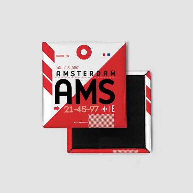 Airportag Amsterdam Magnet