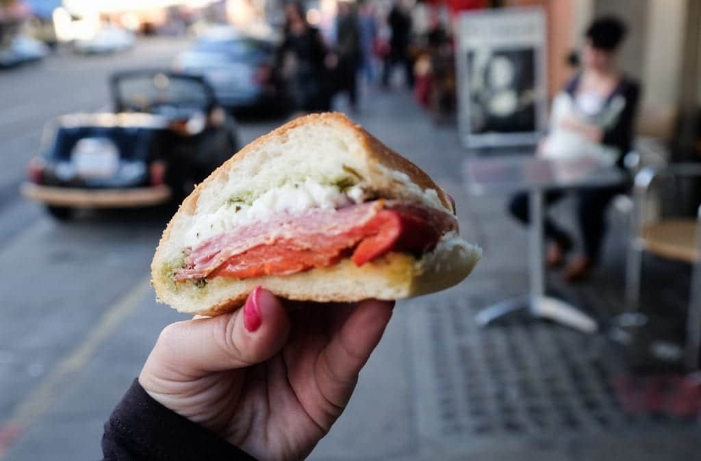 Sandwich at Molinari