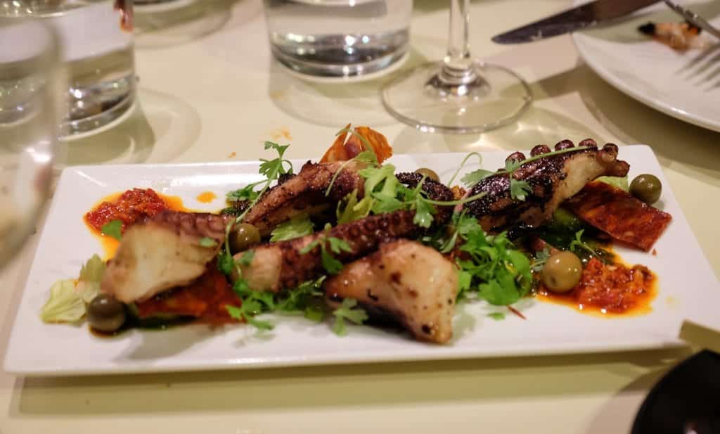 Octopus and Chorizo at Shakewell