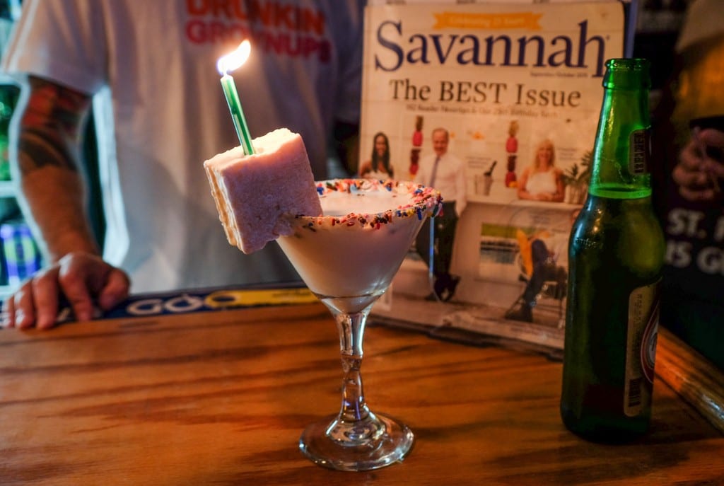 Savannah Birthday Cake Martini