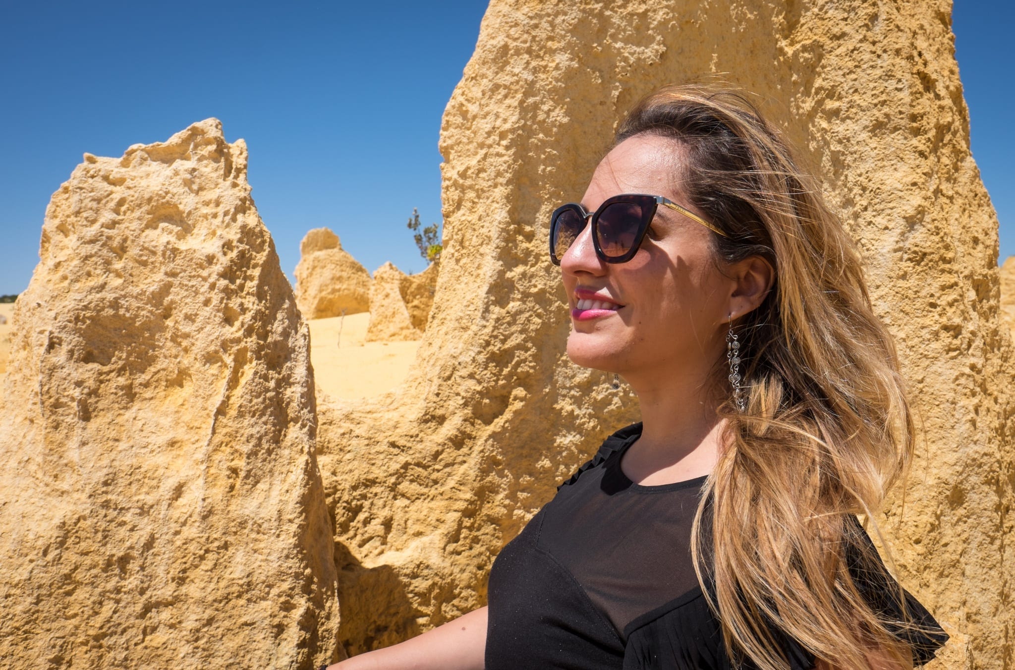 Kate at Pinnacles Desert