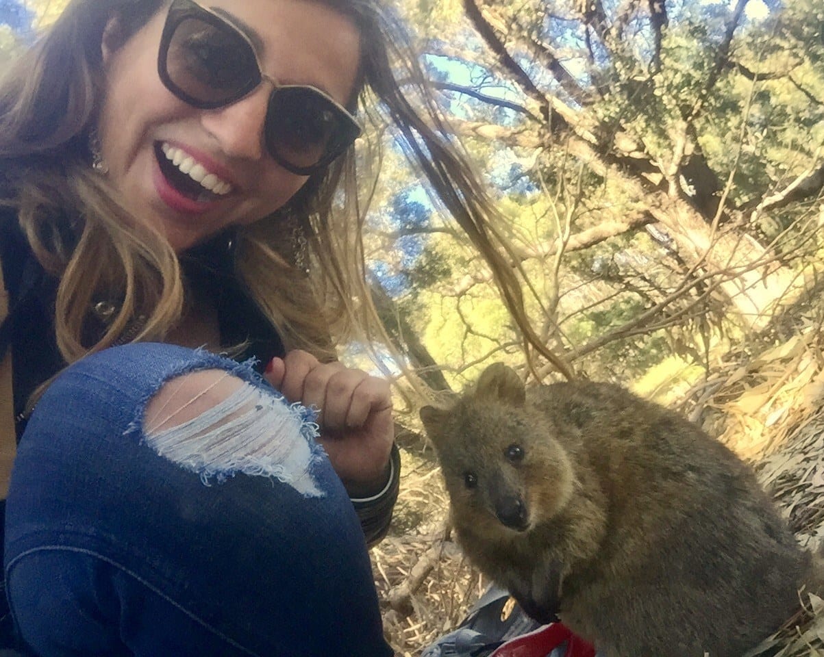 Kate with Quokka