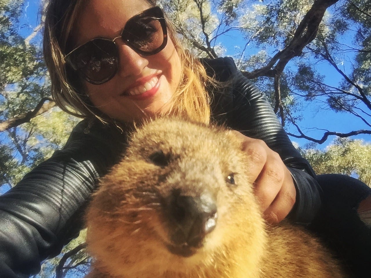 Kate and a Quokka