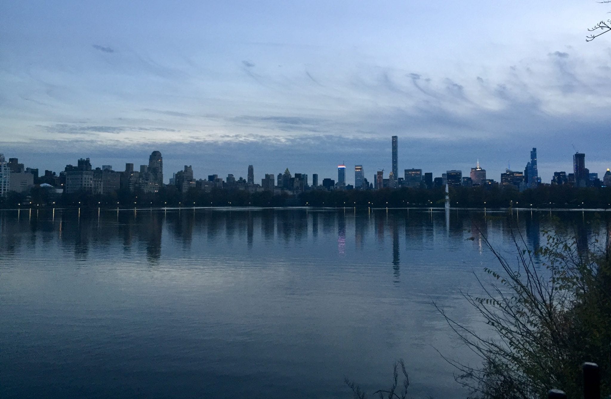 New York from the Reservoir