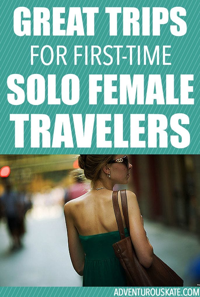 first solo travel trip female