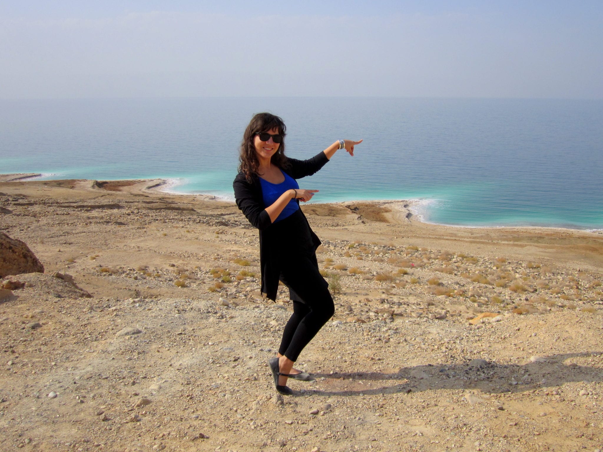 Kate at the Dead Sea