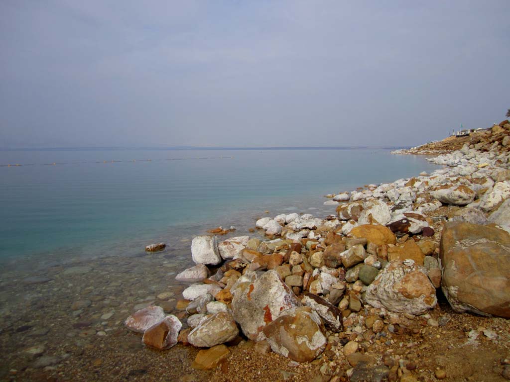 Floating in the dead sea