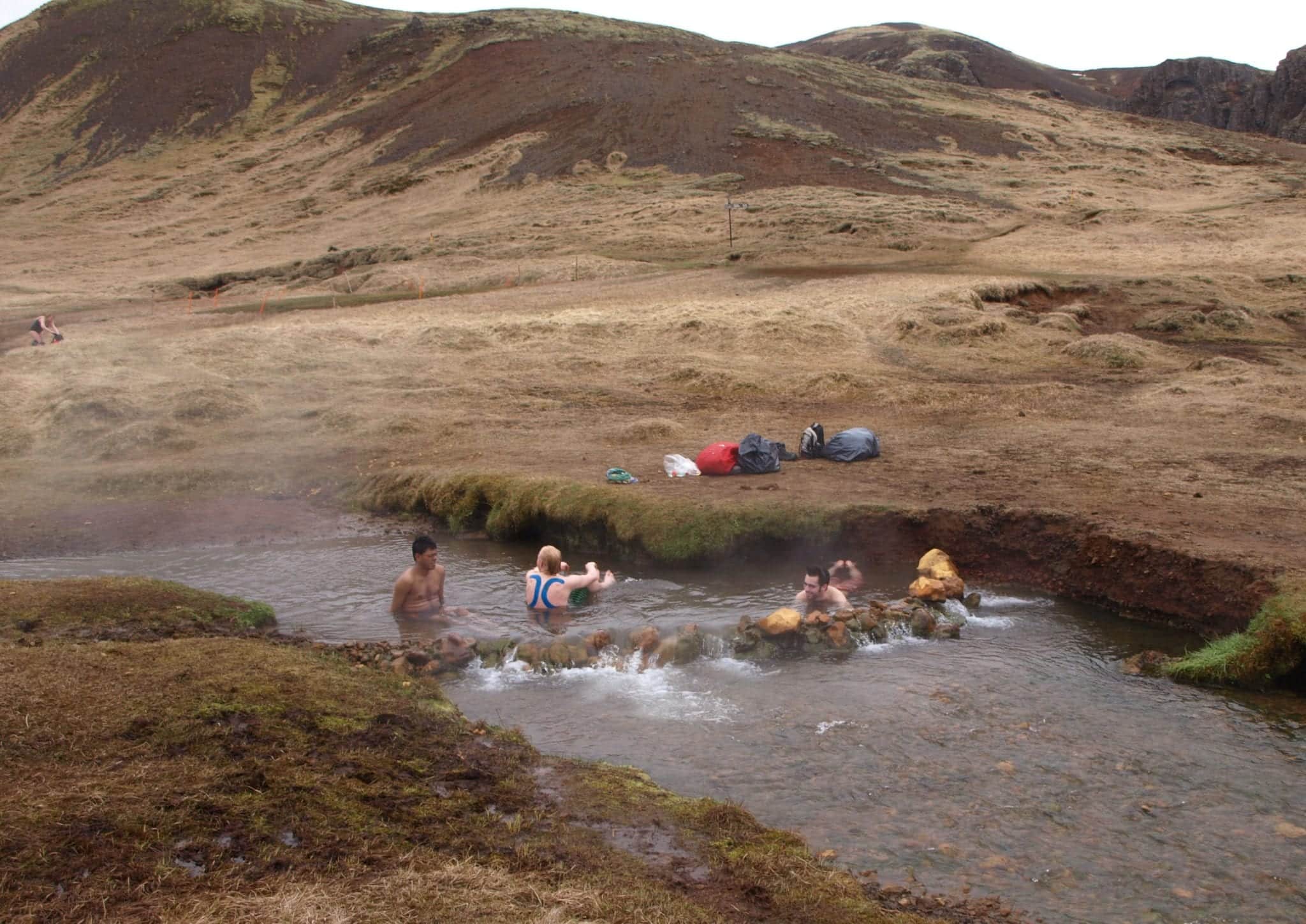 Hanging out with some Icelanders in the spring.