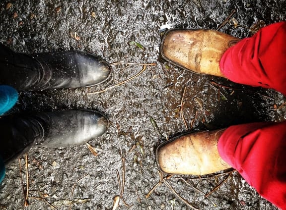 Muddy Shoes