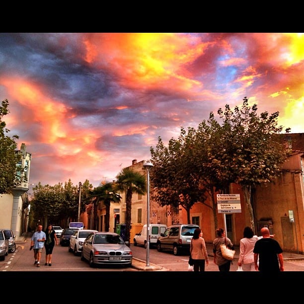 Costa Brava Sunset via Instagram