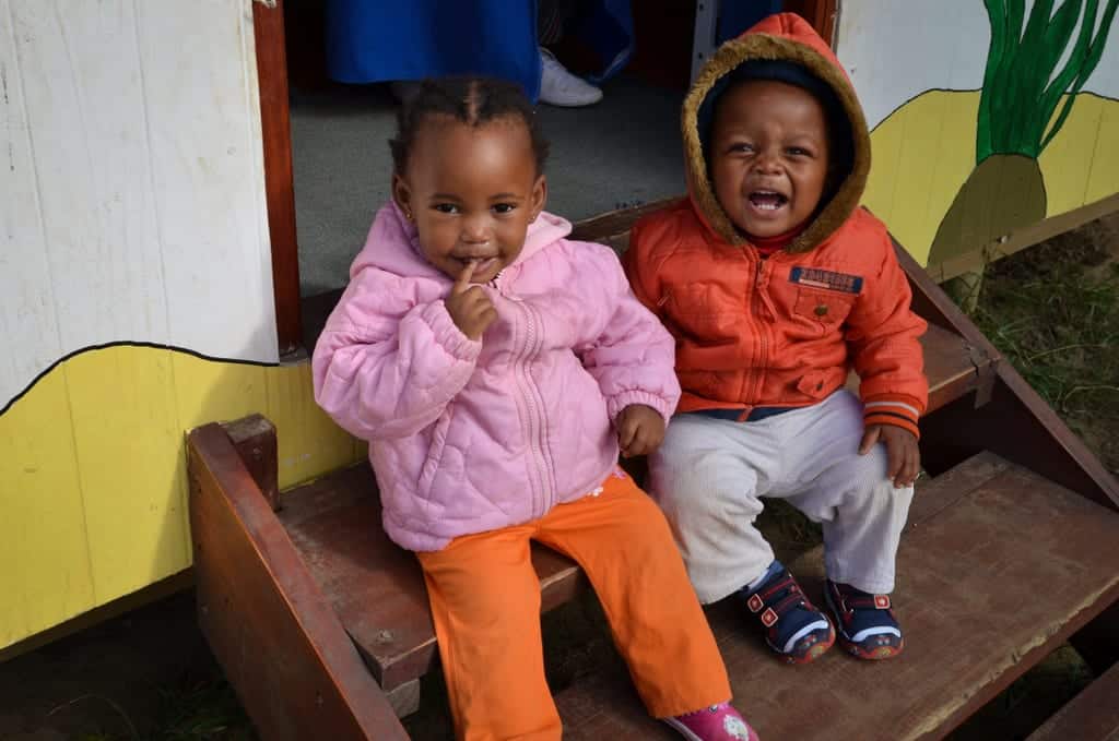 Little Old Couple Kids in Cintsa