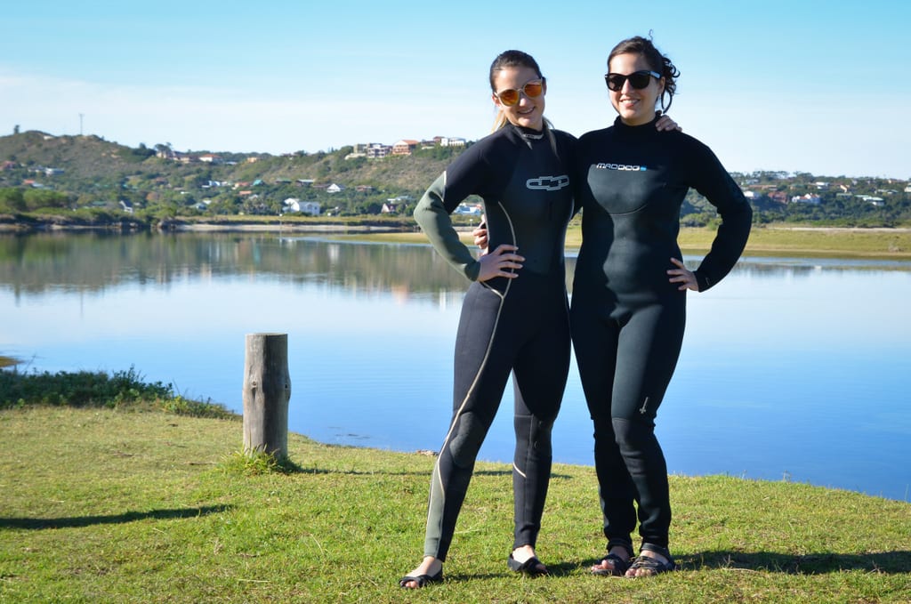 Nadine and Kate at Sedgefield Lagoon