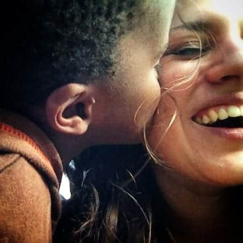 Kissing Kids in Cintsa