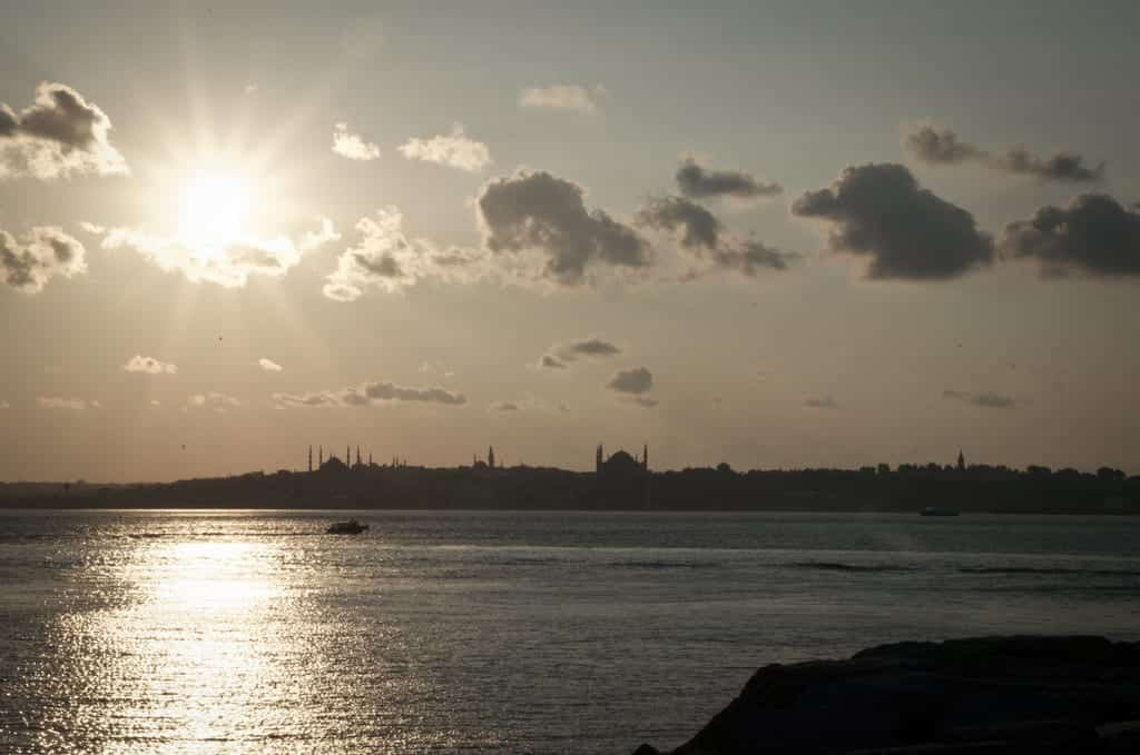 Sunset in Kadikoy