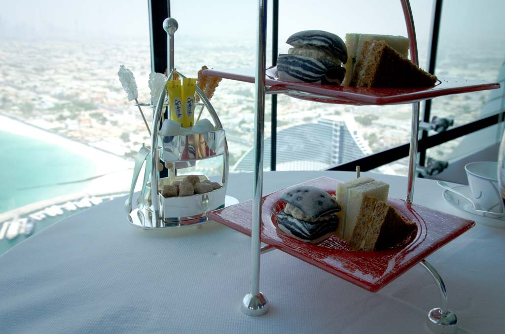 High tea in the Skyview Bar