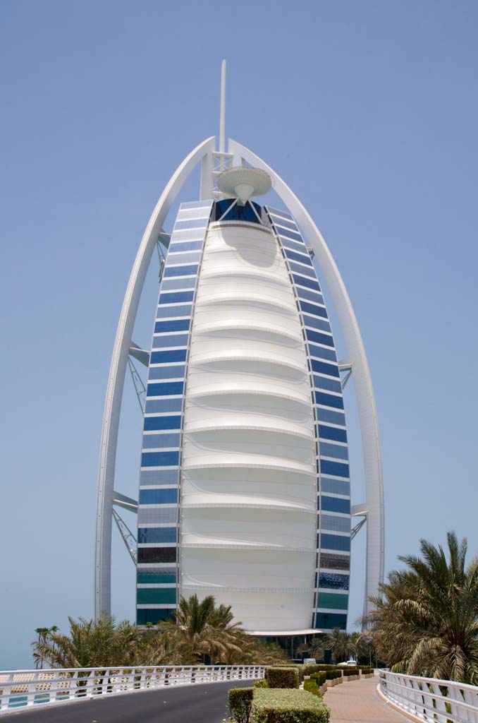 The Burj al Arab Hotel in Dubai