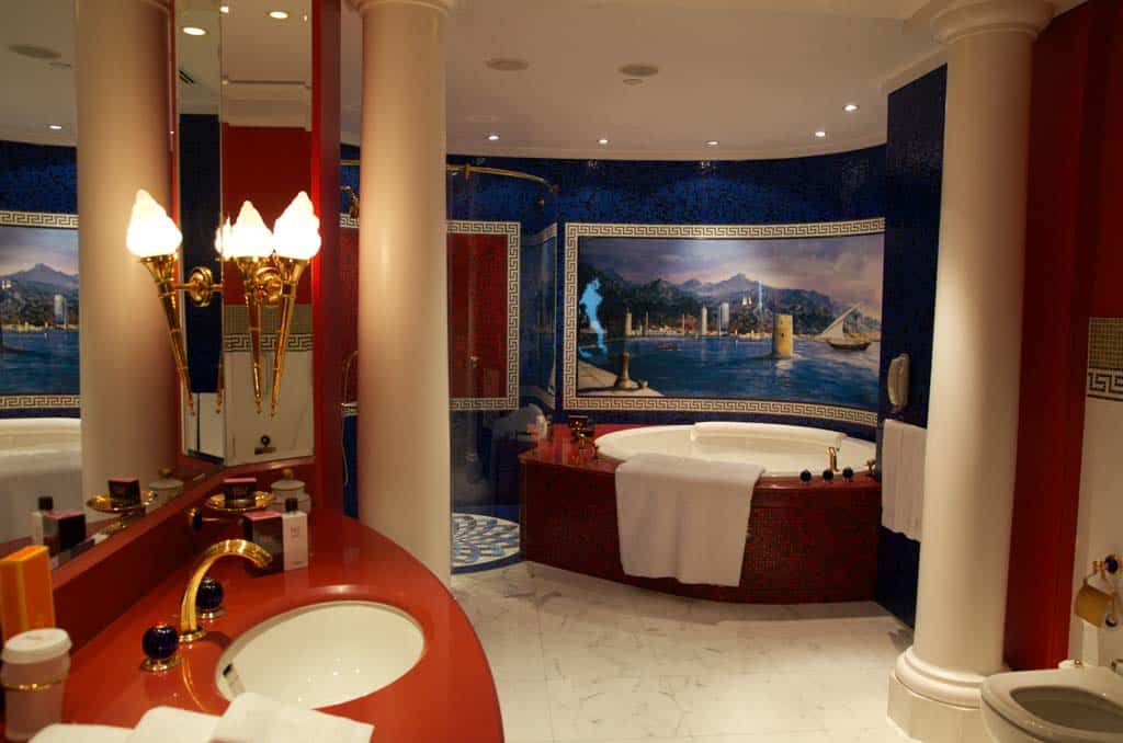 bathroom of the Burj al Arab