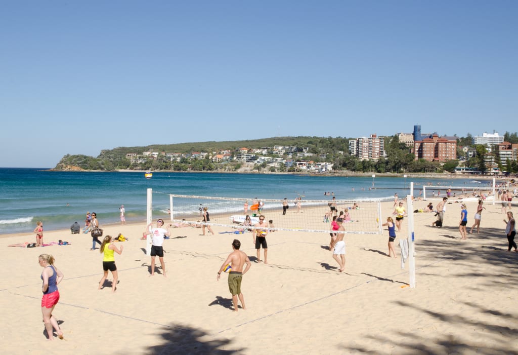Volleyball on Manly Beach