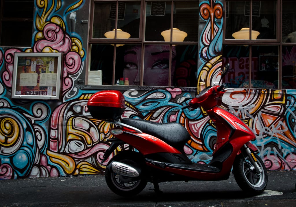 Graffiti Vespa
