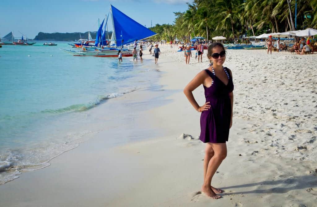 Kate in Boracay