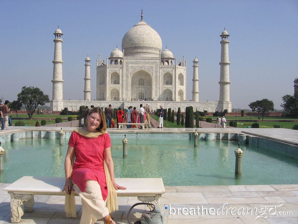 Mariellen, Taj Mahal, India, 2006