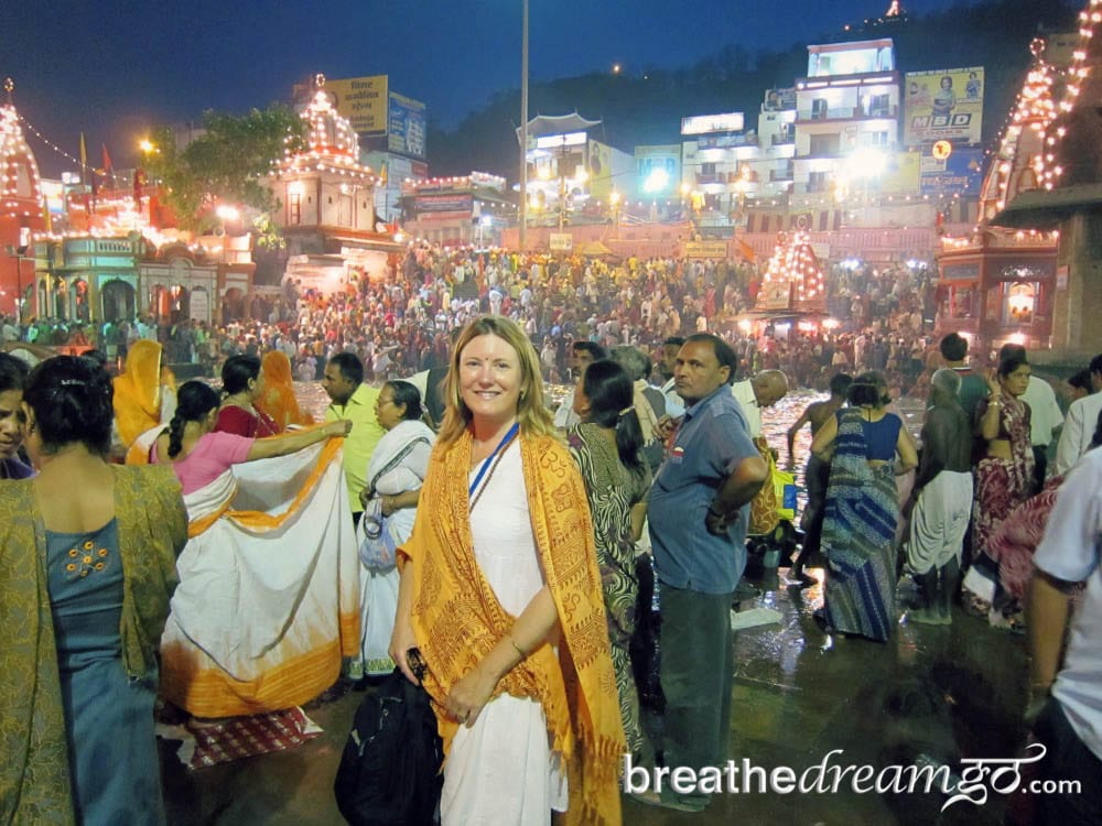 Mariellen at Kumbh Mela, India