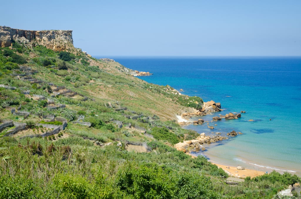 San Blas Bay, Gozo, Malta