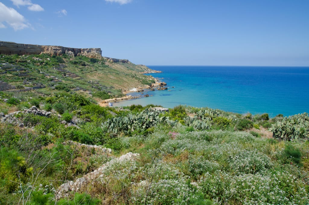 San Blas Bay, Gozo, Malta
