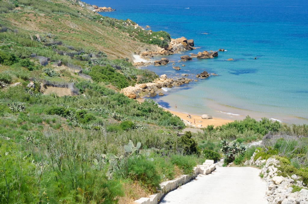 San Blas Bay, Gozo, Malta