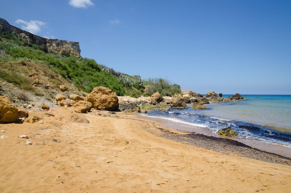 San Blas Bay, Gozo, Malta