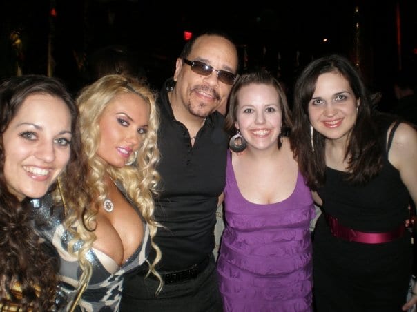 Kate, Beth and Lisa with Ice-T and Coco