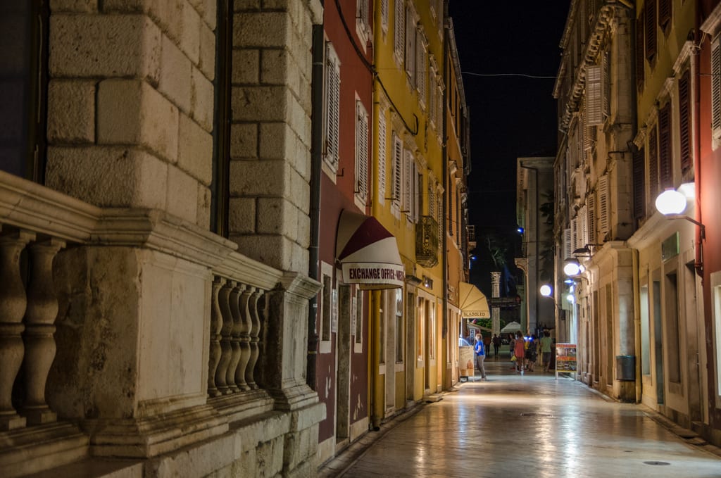 Zadar à noite