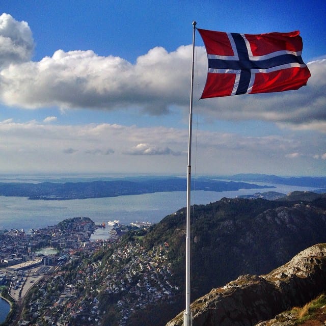 View Over Bergen, Norway