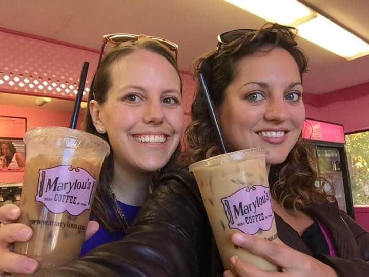 Beth and Kate at Marylou's