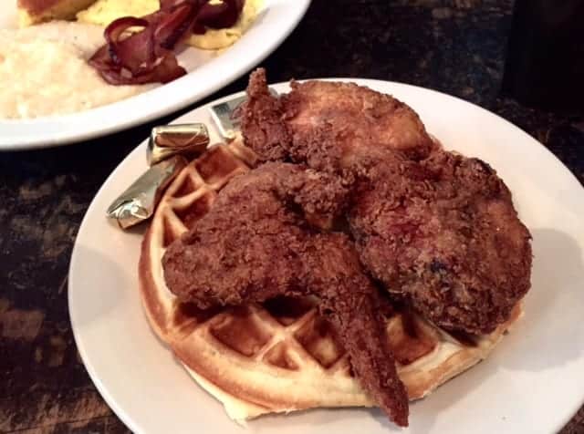 Chicken and Waffles at Jimmy's