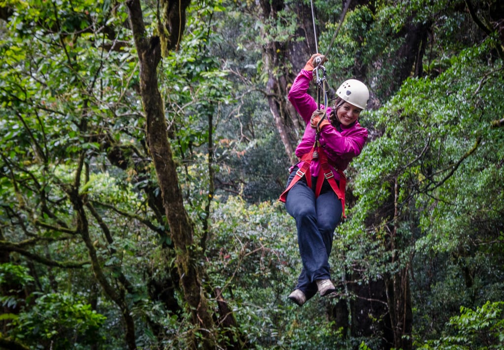 Kate Ziplining Monteverde