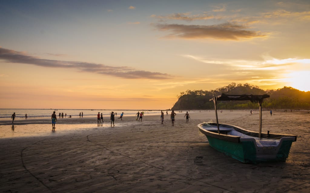 Samara Beach at Sunset