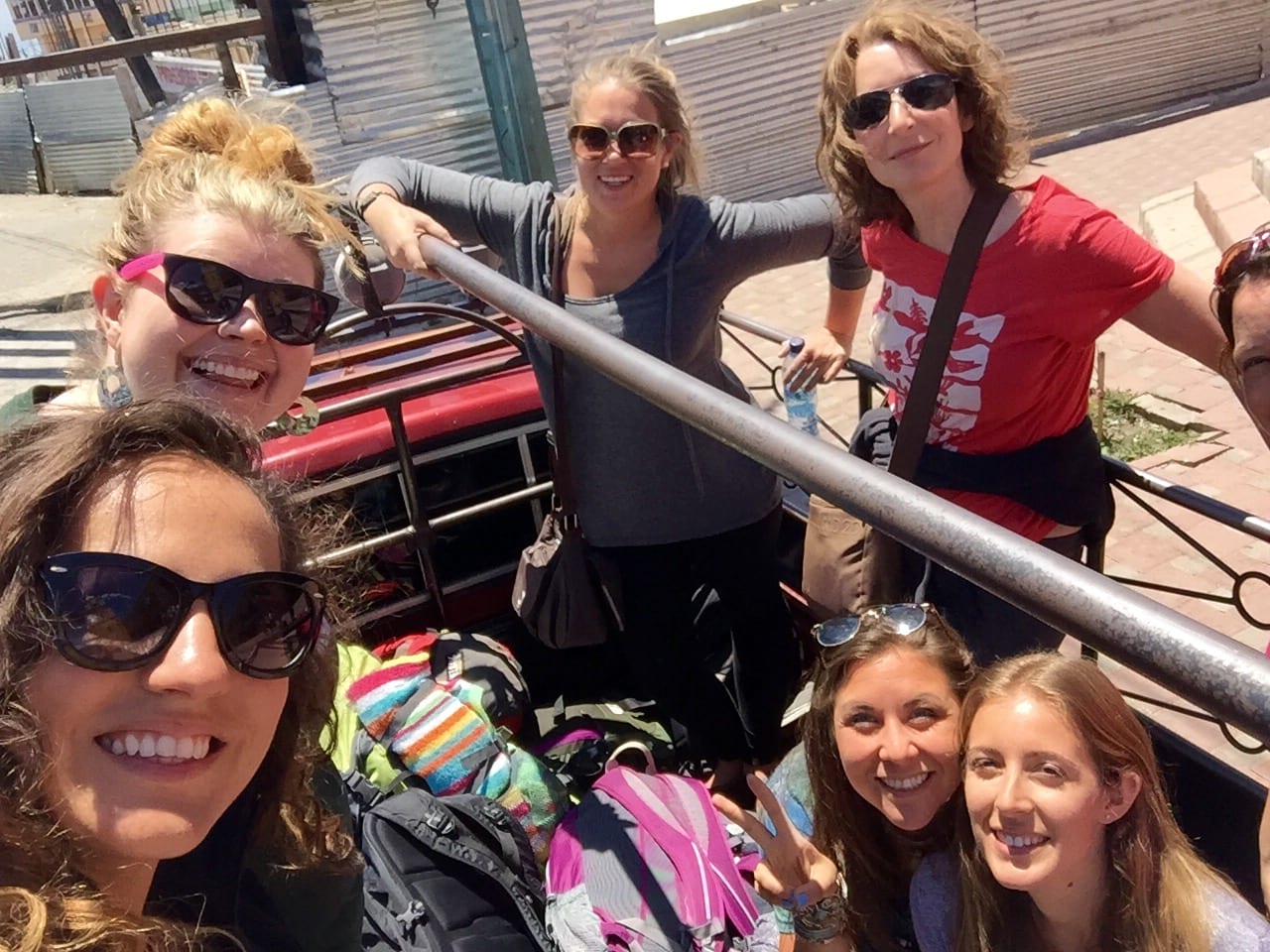 Girls in a Pickup Truck