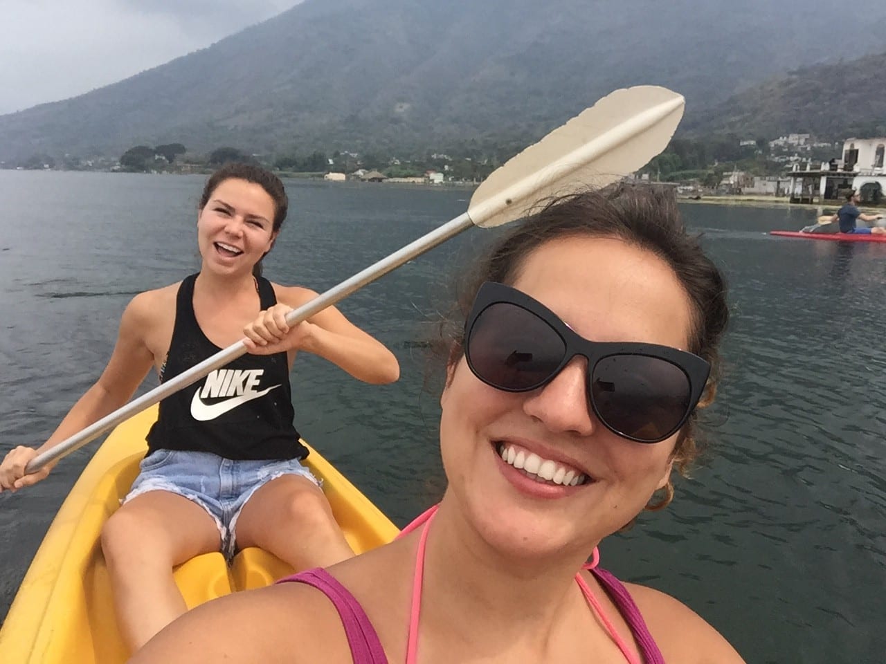 Kate and Wren Kayaking