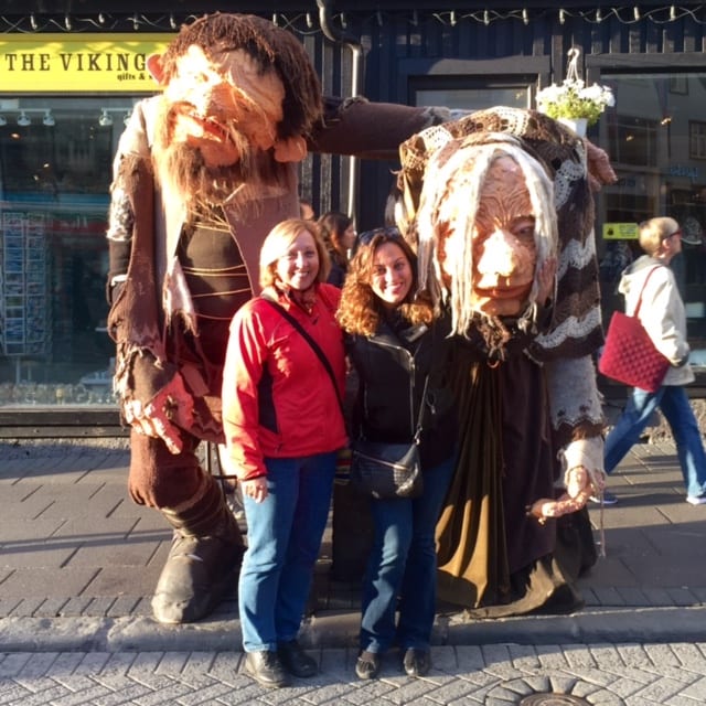 Mom and Kate in Iceland