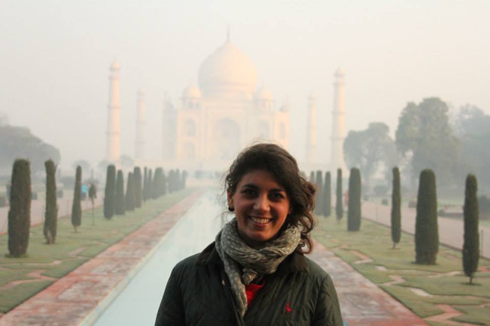 Dilara at the Taj Mahal