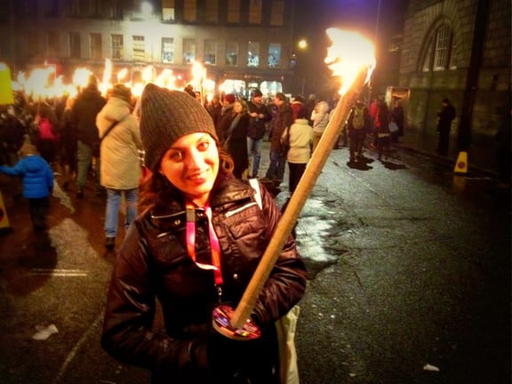 Kate Torchlight Procession Hogmanay Edinburgh