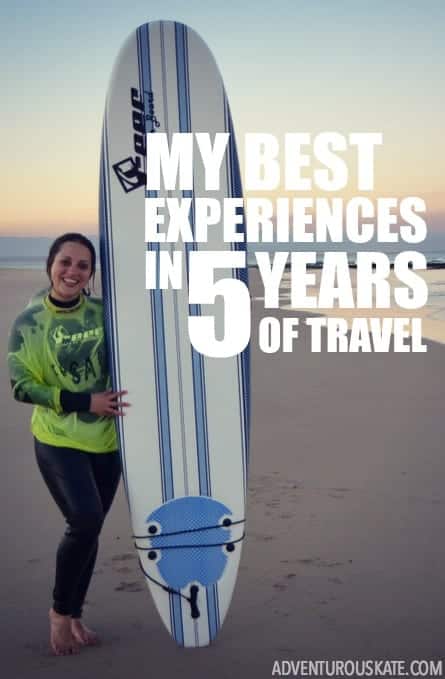 150+ of my best travel experiences from the last five years of traveling around the world.  Click to see the full list!  Here's to 5 more years!