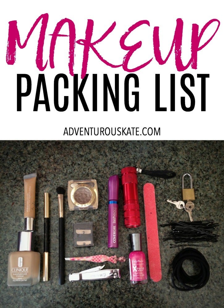 Ask Kate: What's on your makeup packing list?