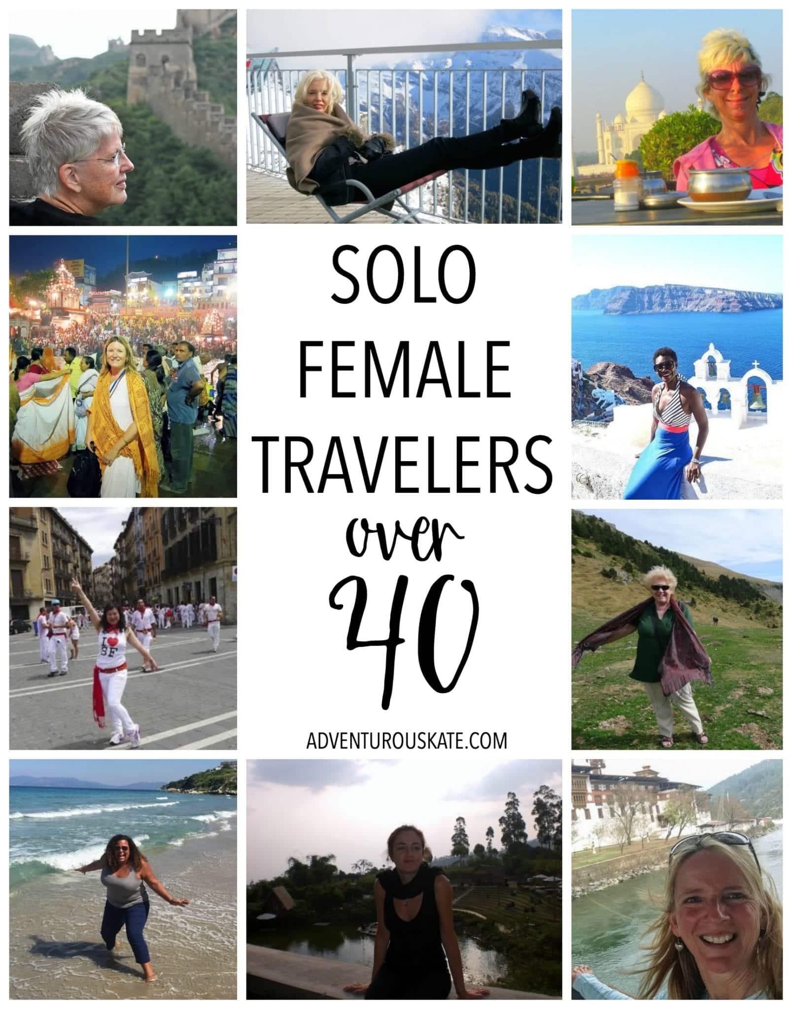 solo tours for over 40s