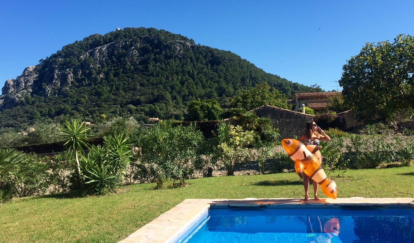 Kate in Pollenca