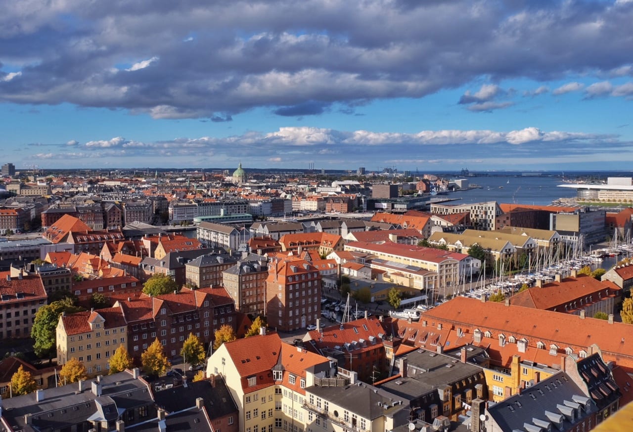 Copenhagen from Church of Our Savior