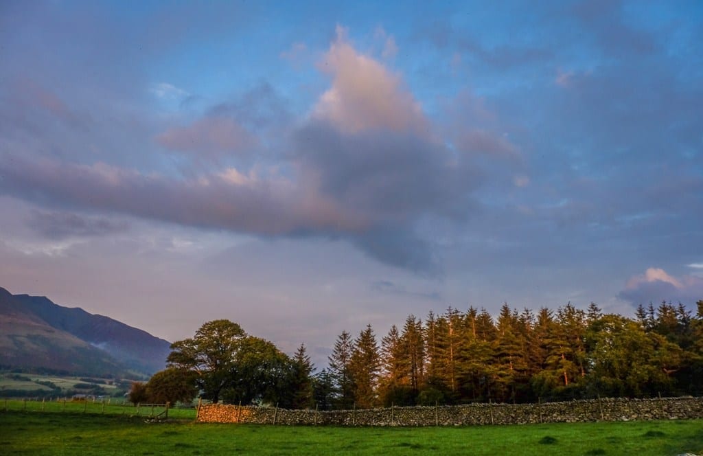 Castlerigg Lake District Sunset