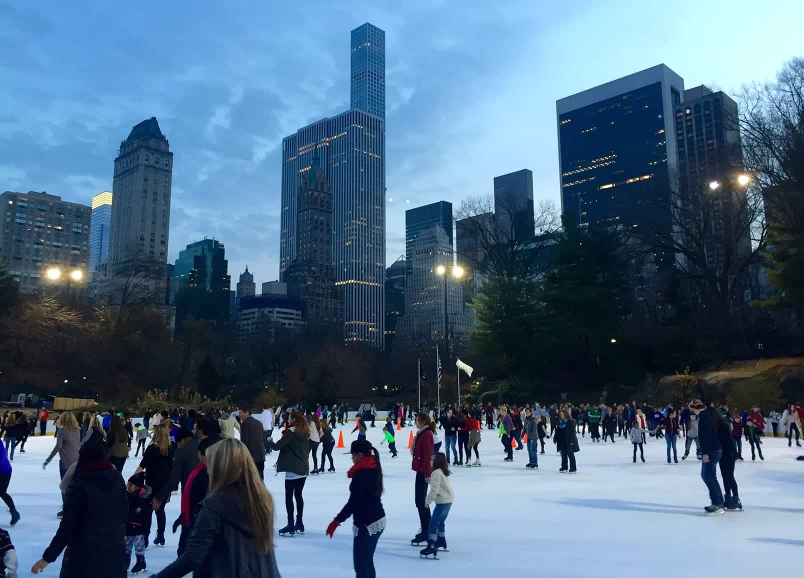 Ice Skating in Central Park